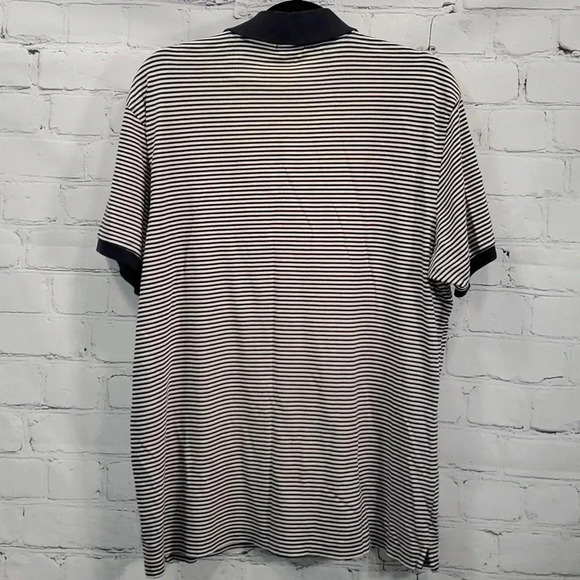 J Crew Polo Golf pima cotton striped polo shirt size Large - Picture 8 of 8
